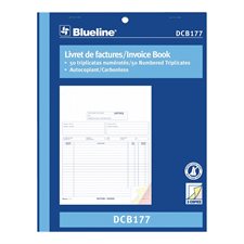 Invoice Book 8-1/2 x 11 in. triplicate (bilingual)