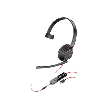 Blackwire 5200 Series Phone Headset C5210C - monaural headset