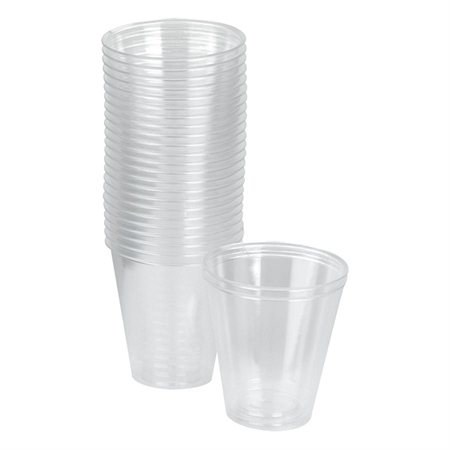 Verres jetables Polar™ Surface lisse et claire. Paquet de 25. 7 oz