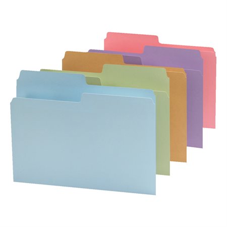 SuperTab® Reversible File Folders Box of 100 letter size