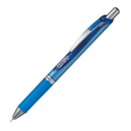 Stylos à bille roulante rétractable EnerGel® Pointe aiguille 0,5 mm bleu