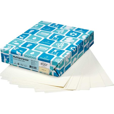 Papier couverture à usage multiples EarthChoice® Bristol Format lettre, 8-1 / 2 x 11" crème