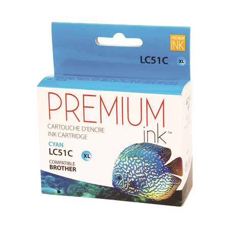 Compatible Brother LC51 XL Premium Ink cyan