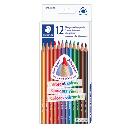 Crayons de couleurs bte 12