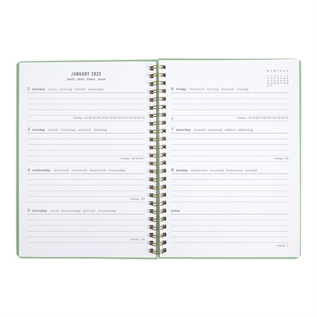 Letts® Celebrate Weekly Planner (2024) mint