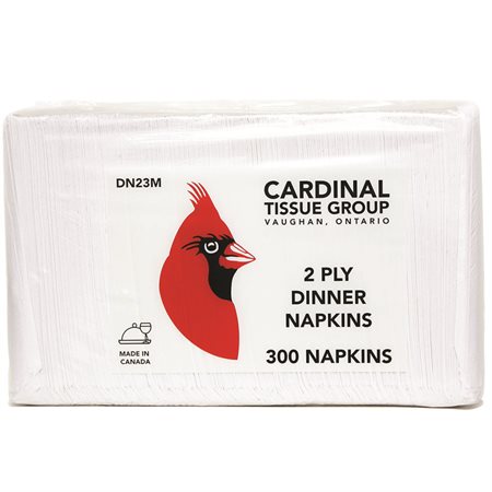 Serviette de table à 2 plis