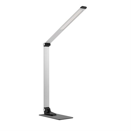 Lampe de bureau LED multifonctionnelle et pliable Horizon argent