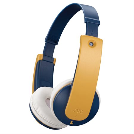 Wireless On-Ear Headphones for Kids yellow and blue