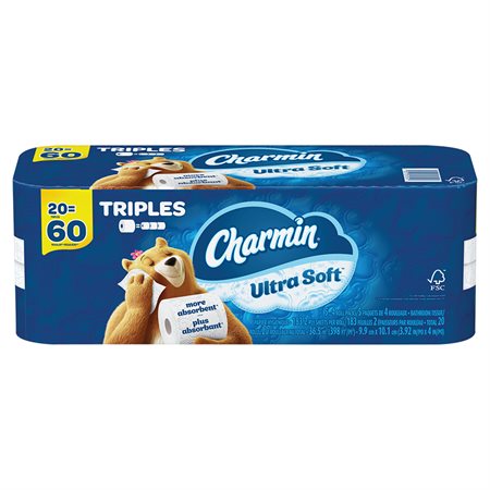 Charmin Ultra Soft Toilet Paper 20 rolls