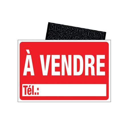 Small FOR SALE Sign Kit French