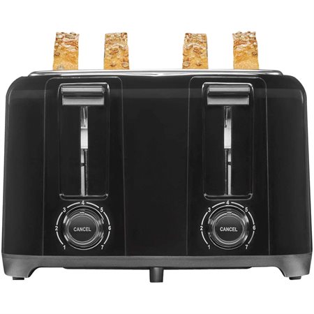 Toaster 4-slice - black