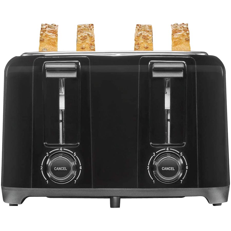 Toaster 4slice black