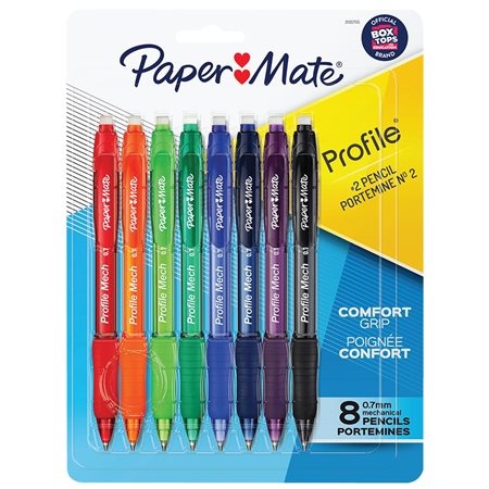 Profile Mechanical Pencils Package of 8 assorted colours