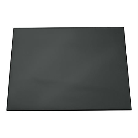 Desk Pad With Clear Overlay black