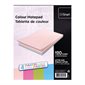 Colour Notepad 8-1 / 2 x 11 in. - 60 sheets - 4 assorted colours pastel