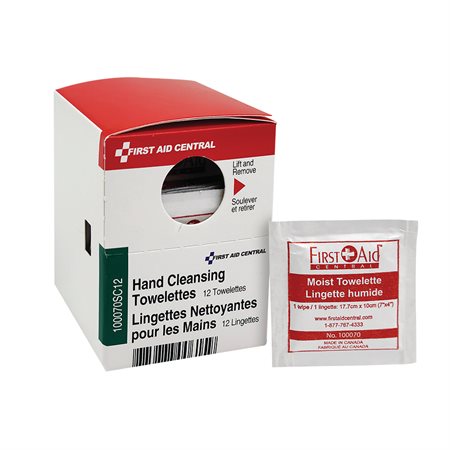 Hand Cleansing Towelettes box of 12
