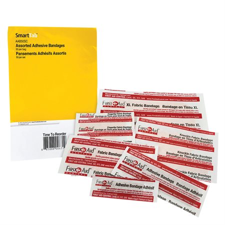 Assorted Adhesive Bandages package of 50