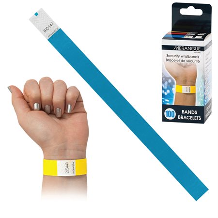 Security Wristbands blue