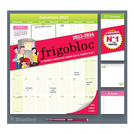 Fridgeplanner Magnet Calendar (2025-2026) French
