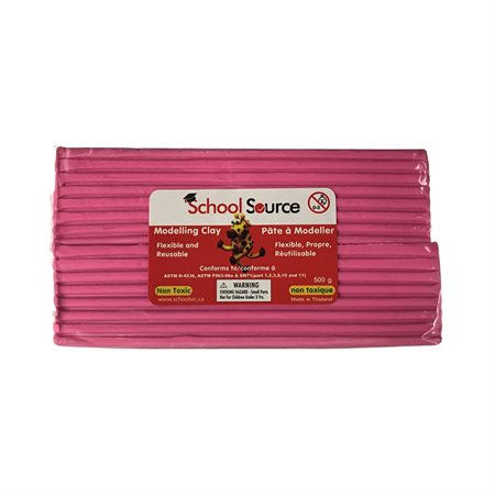 Pâte à modeler souple de qualité - Rose