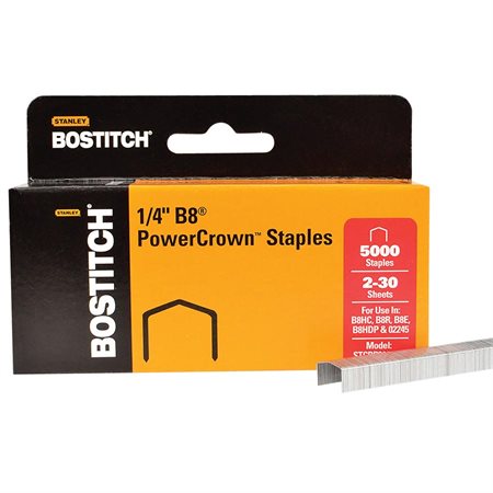 B8® PowerCrown™ Staples 1 / 4"