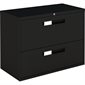 Fileworks® 9300 Lateral Filing Cabinets 2 drawers black