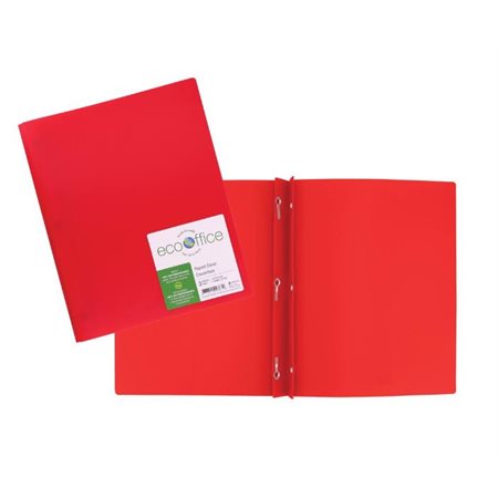 3 HOLE ECO REPORT COVER RED