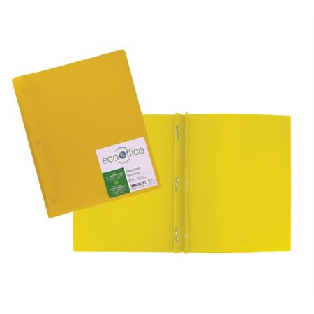 3 HOLE ECO REPORT COVER YELLOW