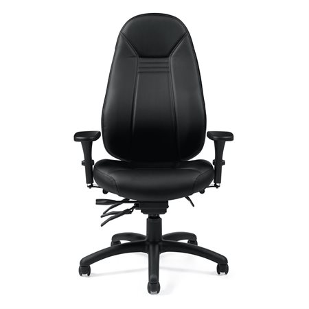 FAUTEUIL OBUSFORME SIMILI-CUIR NOIR