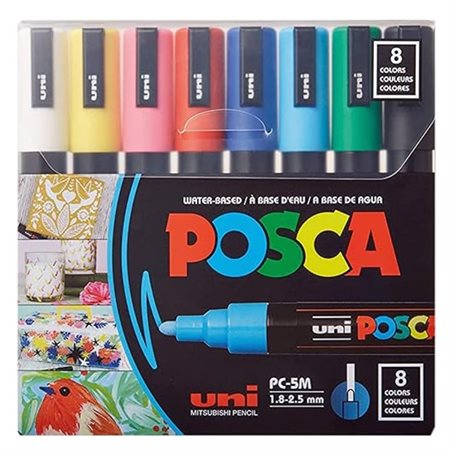 POSCA markers - 8 set - medium tip