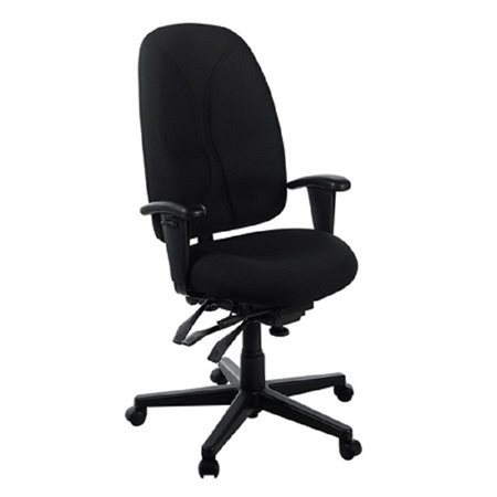 FAUTEUIL MARTINI DOSSIER HAUT NOIR