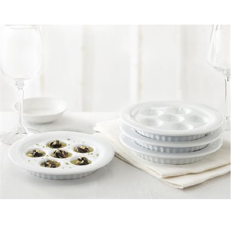 Set of 4 snail plates