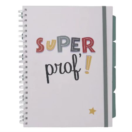 Cahier de notes " Super prof' "