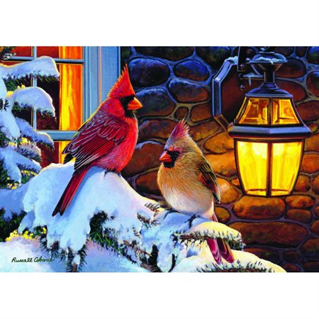 "Cardinals on a branch" puzzle