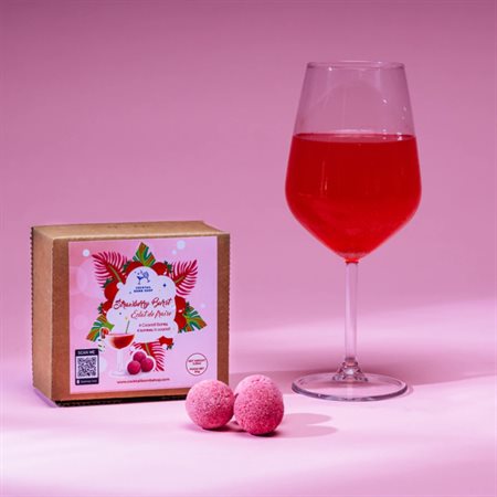 Bombe à cocktail - Éclat de fraise