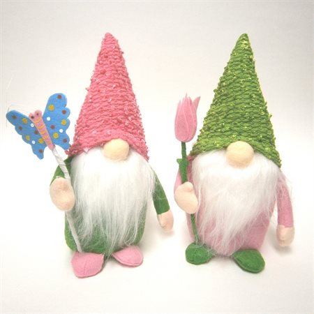 Bright decorative gnome character