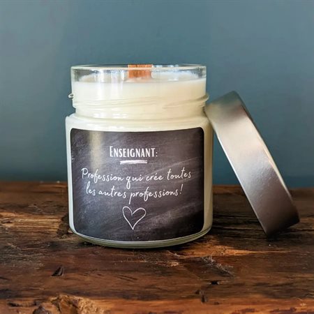 Scented candle "Enseignant: profession..."