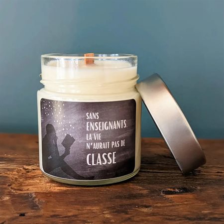 Scented candle "Sans enseignants..."