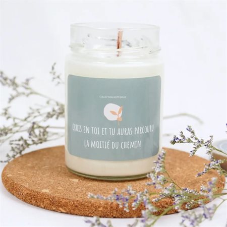 Scented candle "Crois en toi...