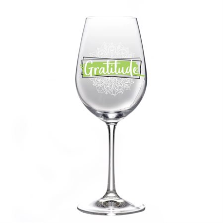 Wine glass "Gratitude"