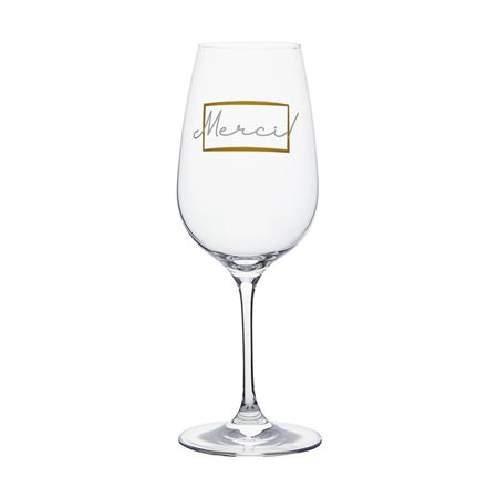 Wine glass "Merci"