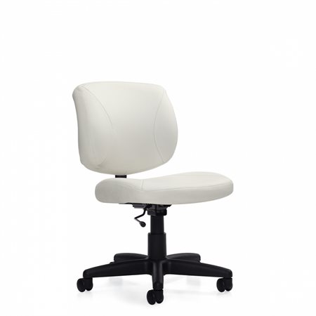 CHAIR OTG TASK ARMLESS LEATHER BLK