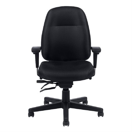 FULLTIME MID BACK-SLIDDING SEAT BLACK