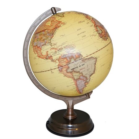 Antique lighted globe