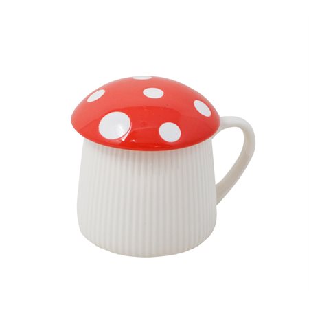 Red mushroom mug