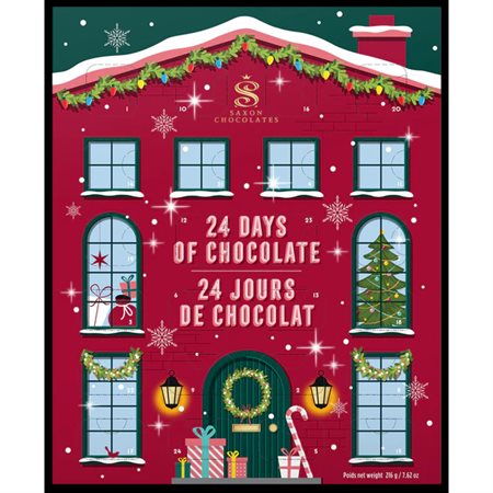 Advent calendar chocolate box