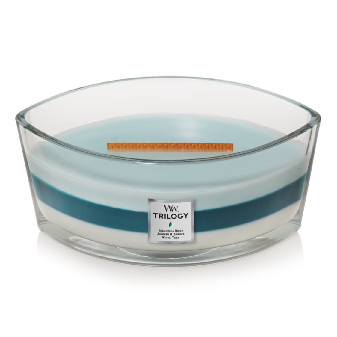 WoodWick Ellipse Trilogy scented candle "Icy Woodland"